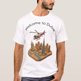 Diseño de camiseta de viaje titulada: Bienvenido a