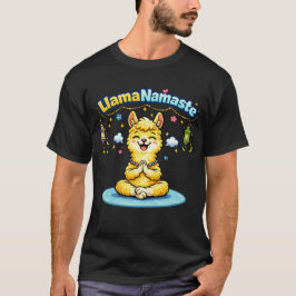 Diseño de camiseta de yoga para niños Namaste dibu