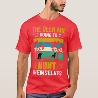 Diseño de camiseta Deer Hunt T