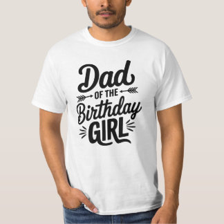 Diseño de camiseta del Chica de la hija de cumplea