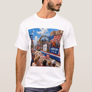diseño de camiseta del día del trabajo