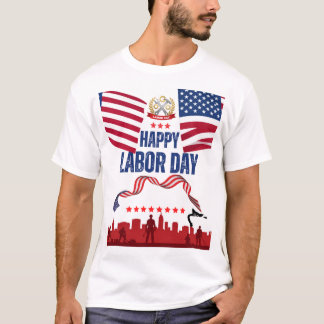 diseño de camiseta del día feliz del trabajo