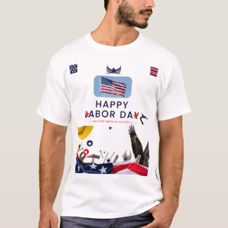 diseño de camiseta del día feliz del trabajo