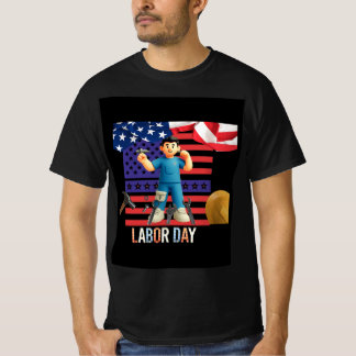 diseño de camiseta del día feliz del trabajo