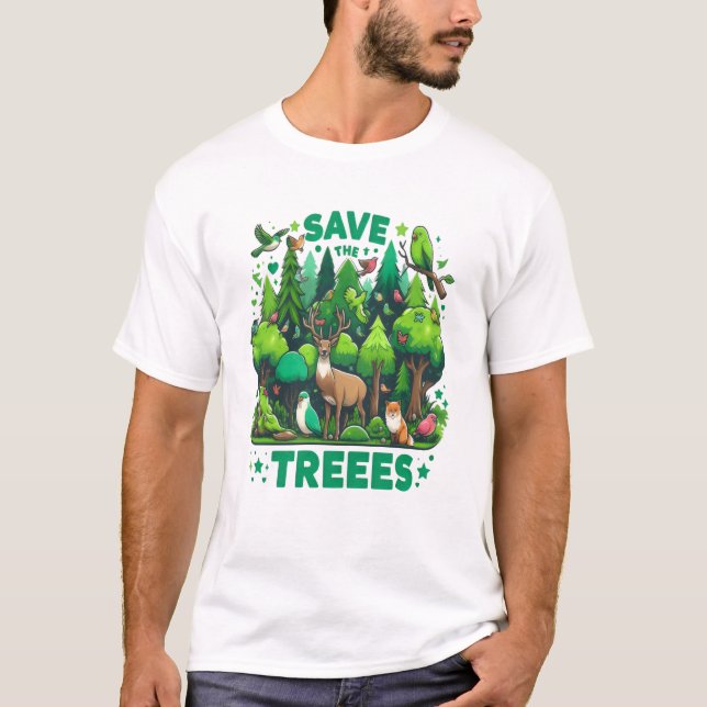 Diseño de camiseta del Guardian de Naturas (Anverso)