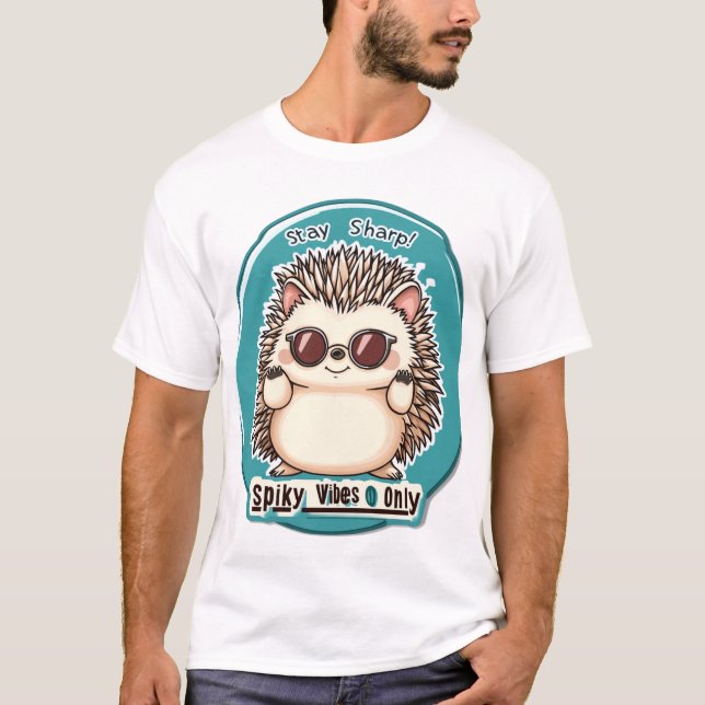 Diseño de camiseta del Pegatina de edgehog de Guay (Anverso)