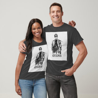 diseño de camiseta Diseño de Gentalman para unisex