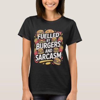 Diseño de camiseta divertida con sarcasmo de hambu