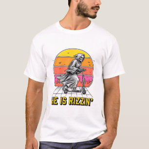 Diseño de camiseta divertida Reaper Scooter puesta