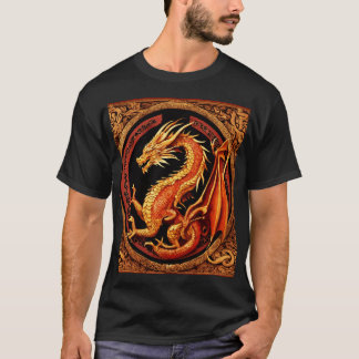 "Diseño de camiseta Dragon Watercolor Dreamy