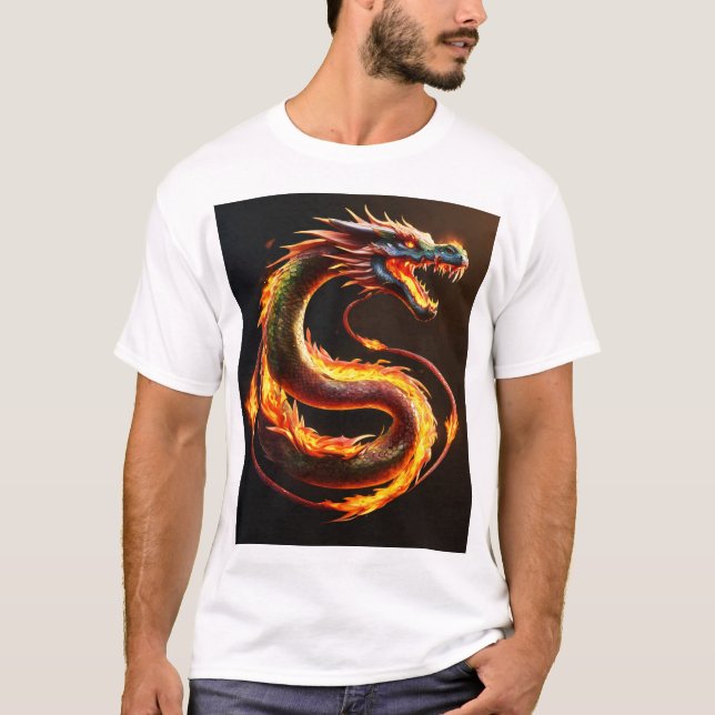 Diseño de camiseta Dreamy Dragon Watercolor (Anverso)