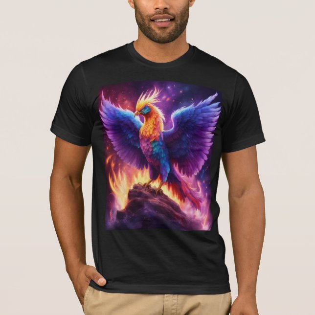 Diseño de camiseta Dreamy Phoenix Watercolor (Anverso)