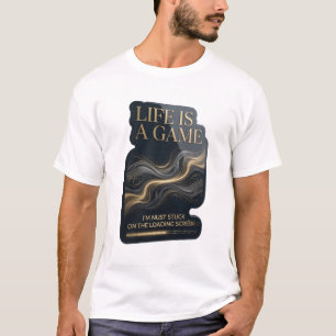 Diseño de camiseta Dynamic Gold LA VIDA ES UN JUEG
