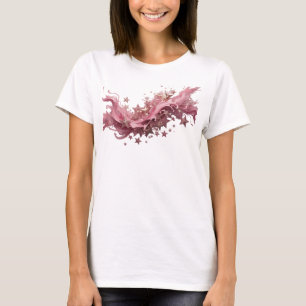 Diseño de camiseta Dynamic Red PINK STAR SPLASH