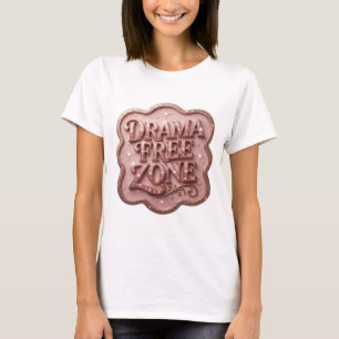 Diseño de camiseta Edgy Pink ZONA SIN DRAMA