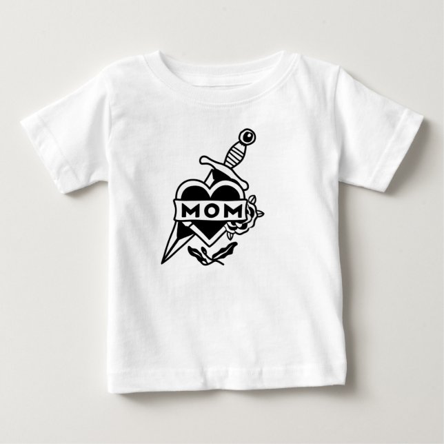 Diseño de camiseta Flash Tattoo inspirada en el ma (Anverso)