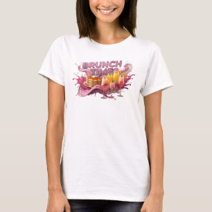 Diseño de camiseta FRESH PINK BRUNCH TIME