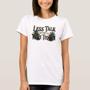 Diseño de camiseta Fresh Pink MENOS CHARLA MÁS TEQ