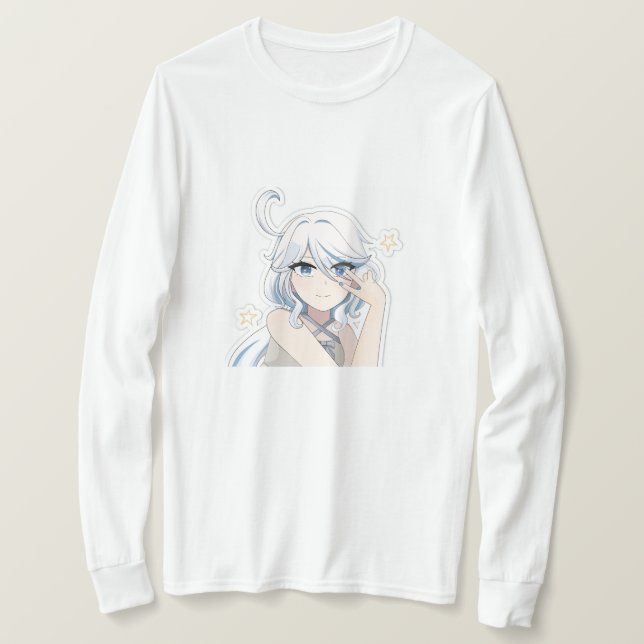 Diseño de camiseta Furina Genshin Impact (Anverso del diseño)