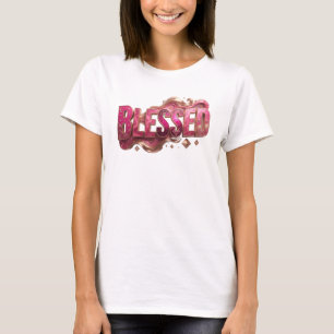 Diseño de camiseta gráfica BENDITA fresca