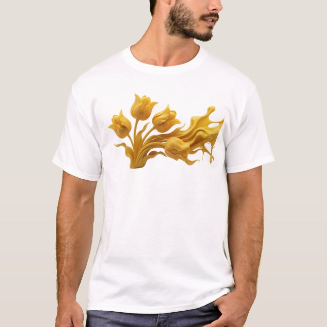 Diseño de camiseta gráfica de FLOR ABSTRACTA fresc (Anverso)
