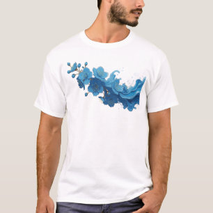Diseño de camiseta gráfica de FLOR ABSTRACTA moder