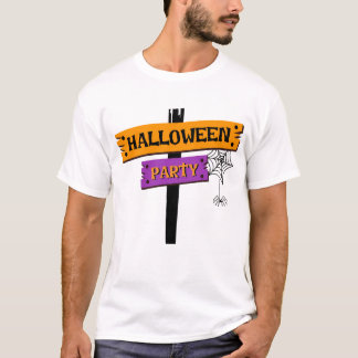 Diseño de camiseta gráfica espeluznante para fiest