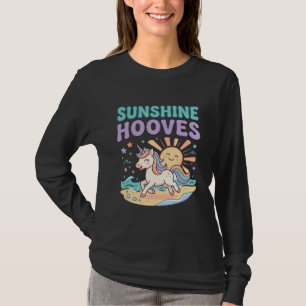 Diseño de camiseta gráfica trendy pezuñas de unico