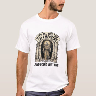 Diseño de camiseta gráfico de grabado de humor de