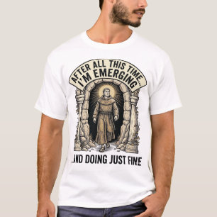 Diseño de camiseta gráfico de grabado de humor de