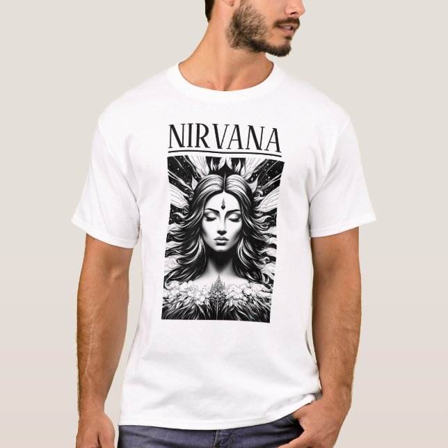 Diseño de camiseta "Hindu Karma Nirvana" (Anverso)