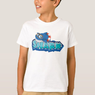 Diseño de camiseta infantil Cool Shark Splash para