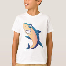 Diseño de camiseta infantil Cool Shark Splash para