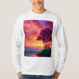 Diseño de camiseta inspirado en la naturaleza