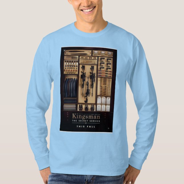 Diseño de camiseta Kingsman (Anverso)