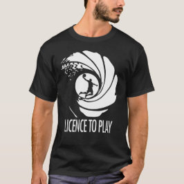 Diseño de camiseta LICENCIA PARA JUGAR BALONCESTO