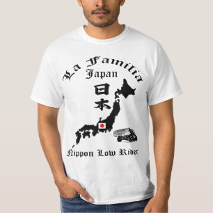 Diseño de camiseta Low Rider inspirado en Japón