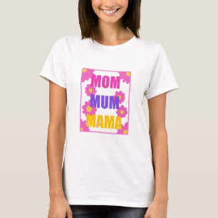 Diseño de camiseta Mamá Mamá