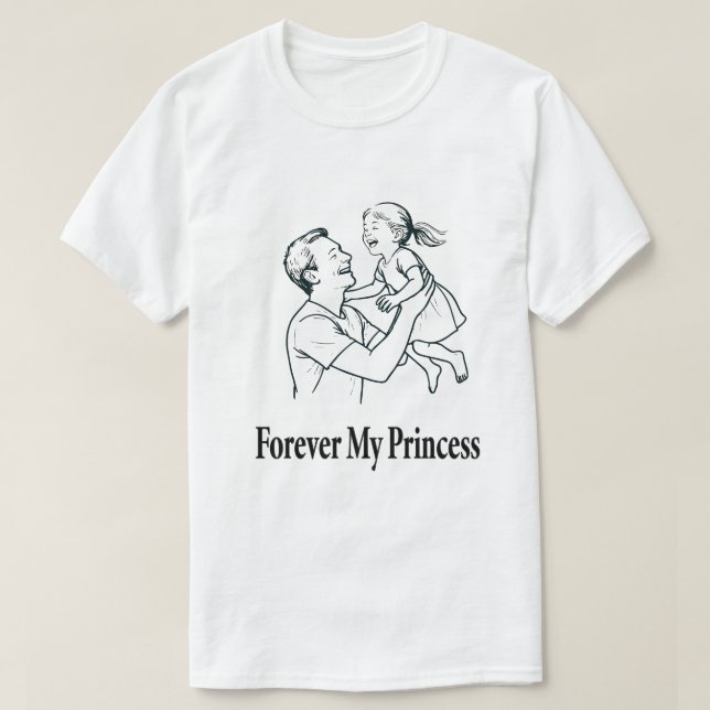 diseño de camiseta mi princesa (Diseño del anverso)