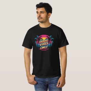 Diseño de camiseta minimalista Good Vibes Only 