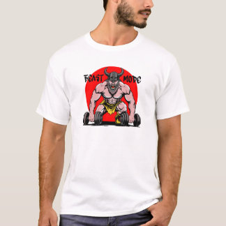 diseño de camiseta modo bestia