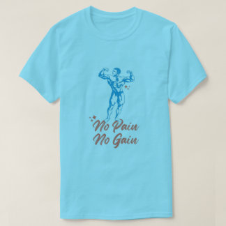 Diseño de camiseta motivacional de culturismo