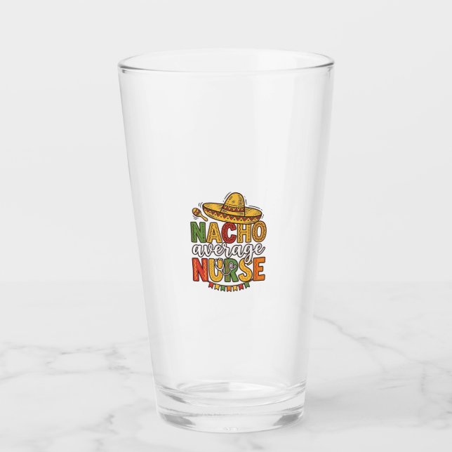 Diseño de camiseta Nacho Average Nurse Cinco De Ma (Anverso)