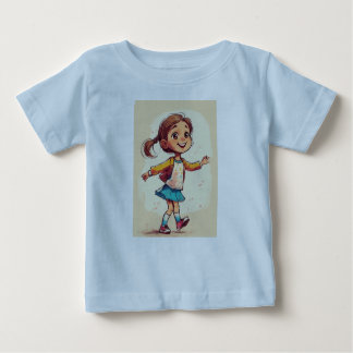 Diseño de camiseta para bebé: un placer para niñas