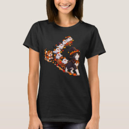 Diseño de camiseta para desfile de fantasmas de ga