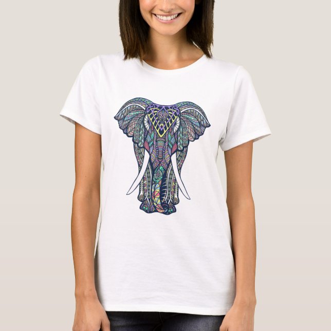 diseño de camiseta para elefantes de Sri lanka (Anverso)