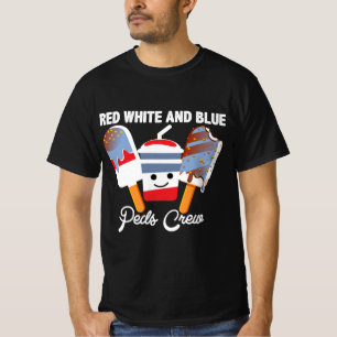 Diseño de camiseta para la tripulación de Peds roj