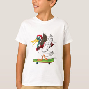 Diseño de camiseta para niños con patines de patin
