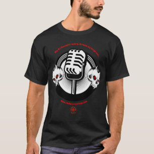 Diseño de camiseta para pulmones gritando