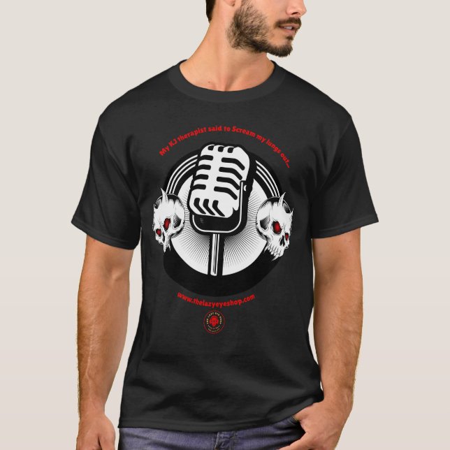 Diseño de camiseta para pulmones gritando (Anverso)
